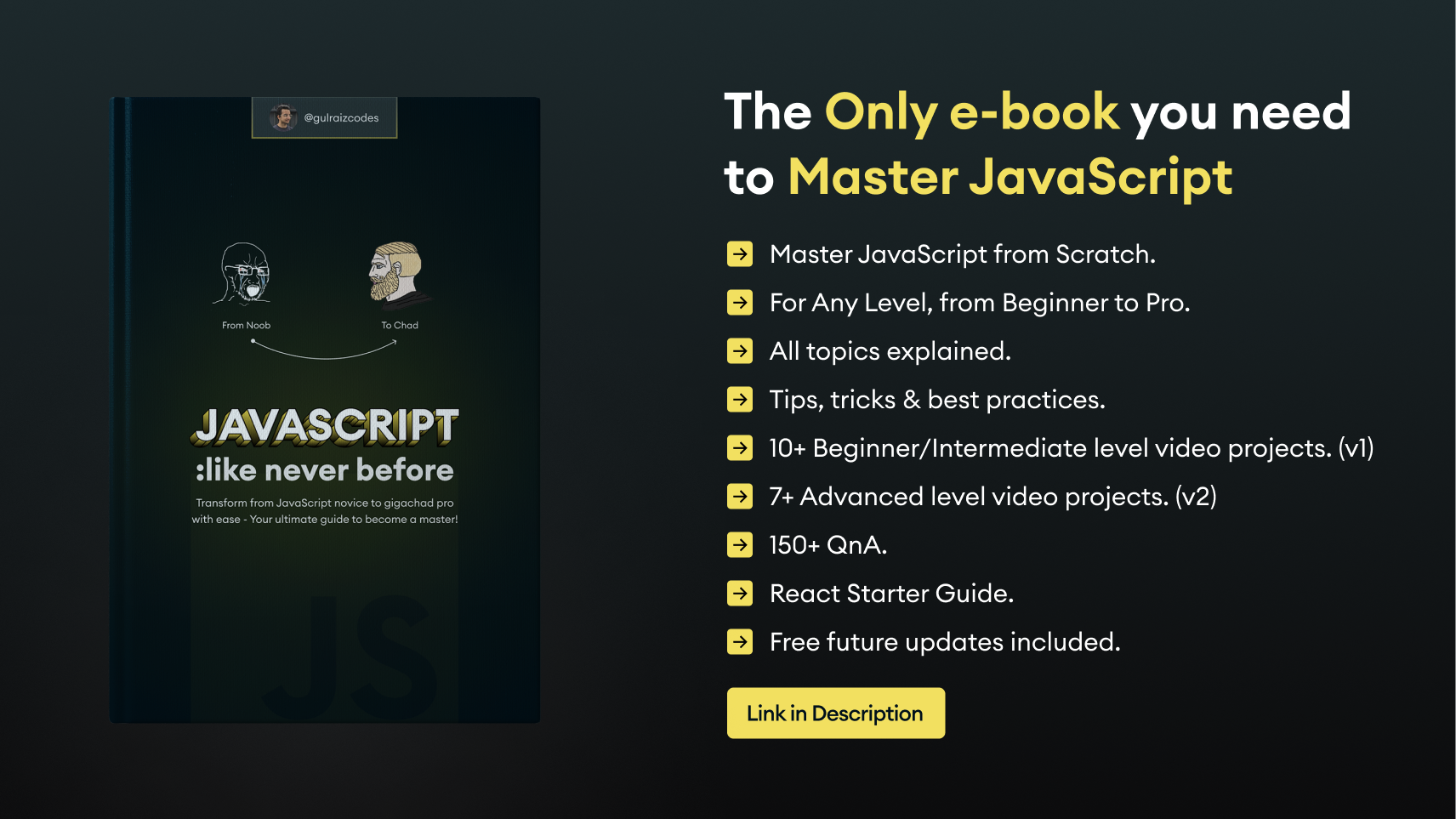 JavaScript : 이전과 마찬가지로. - JavaScript를 마스터하는 데 필요한 유일한 전자 책 미디어 1