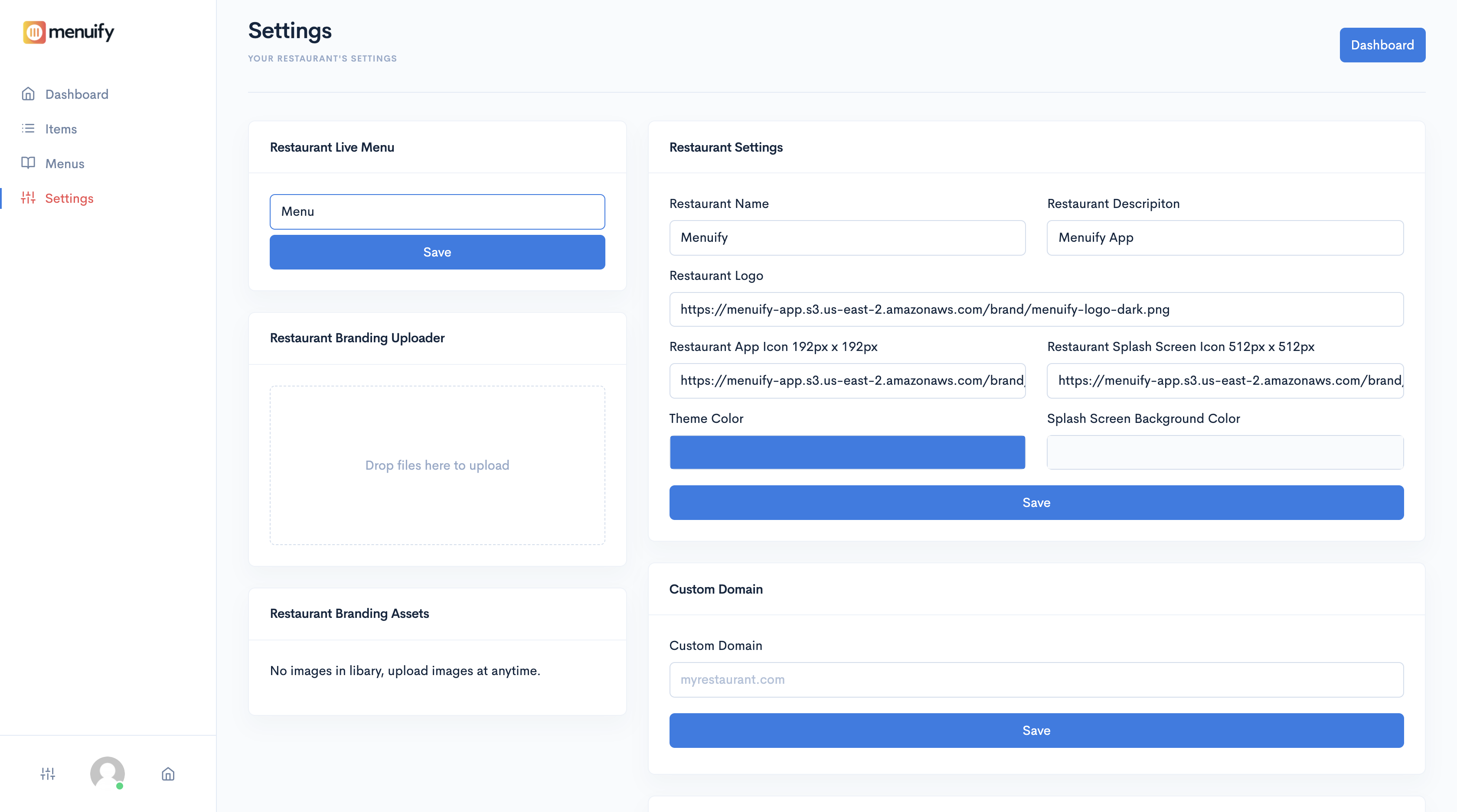 Menuify gallery image