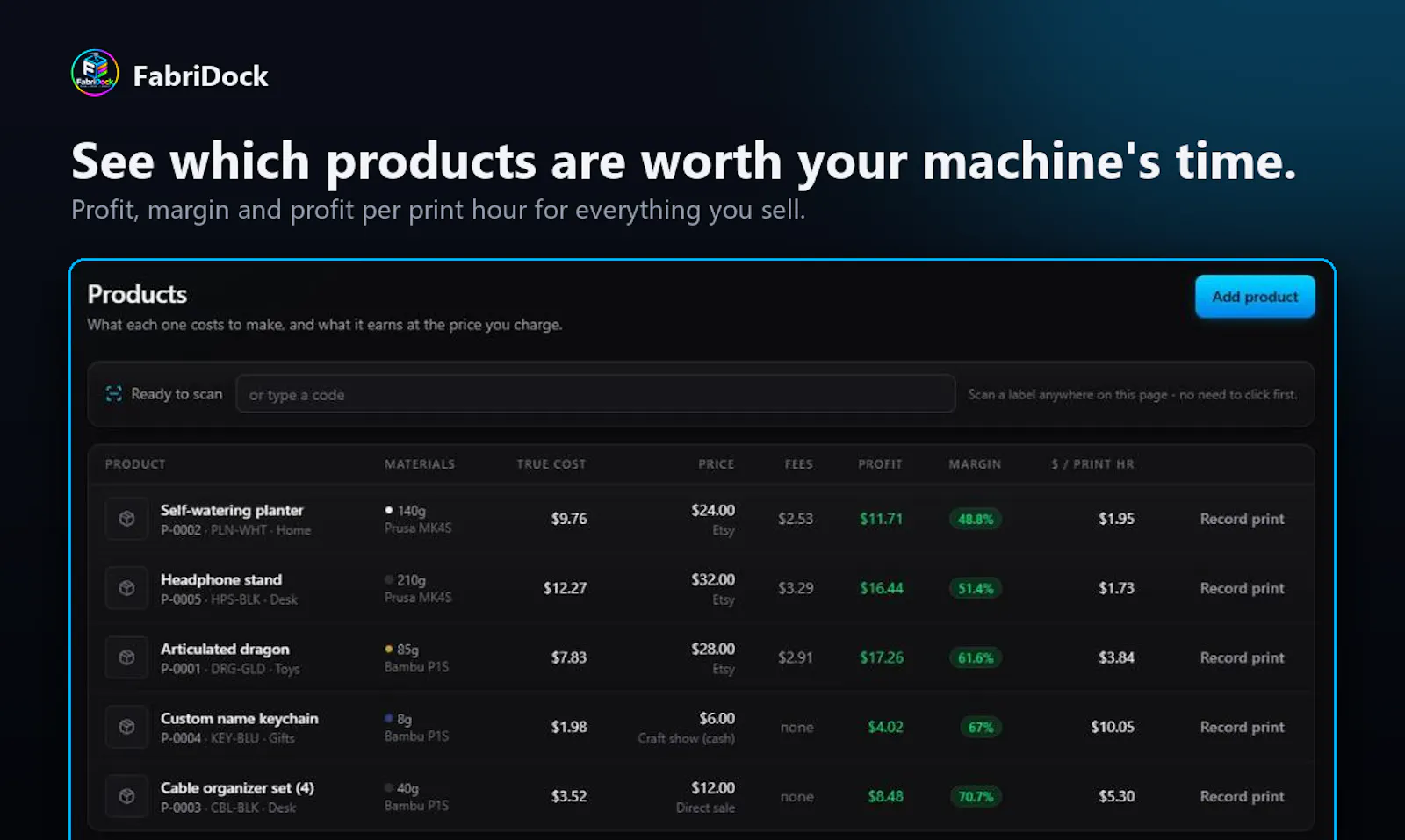 FabriDock screenshot 2