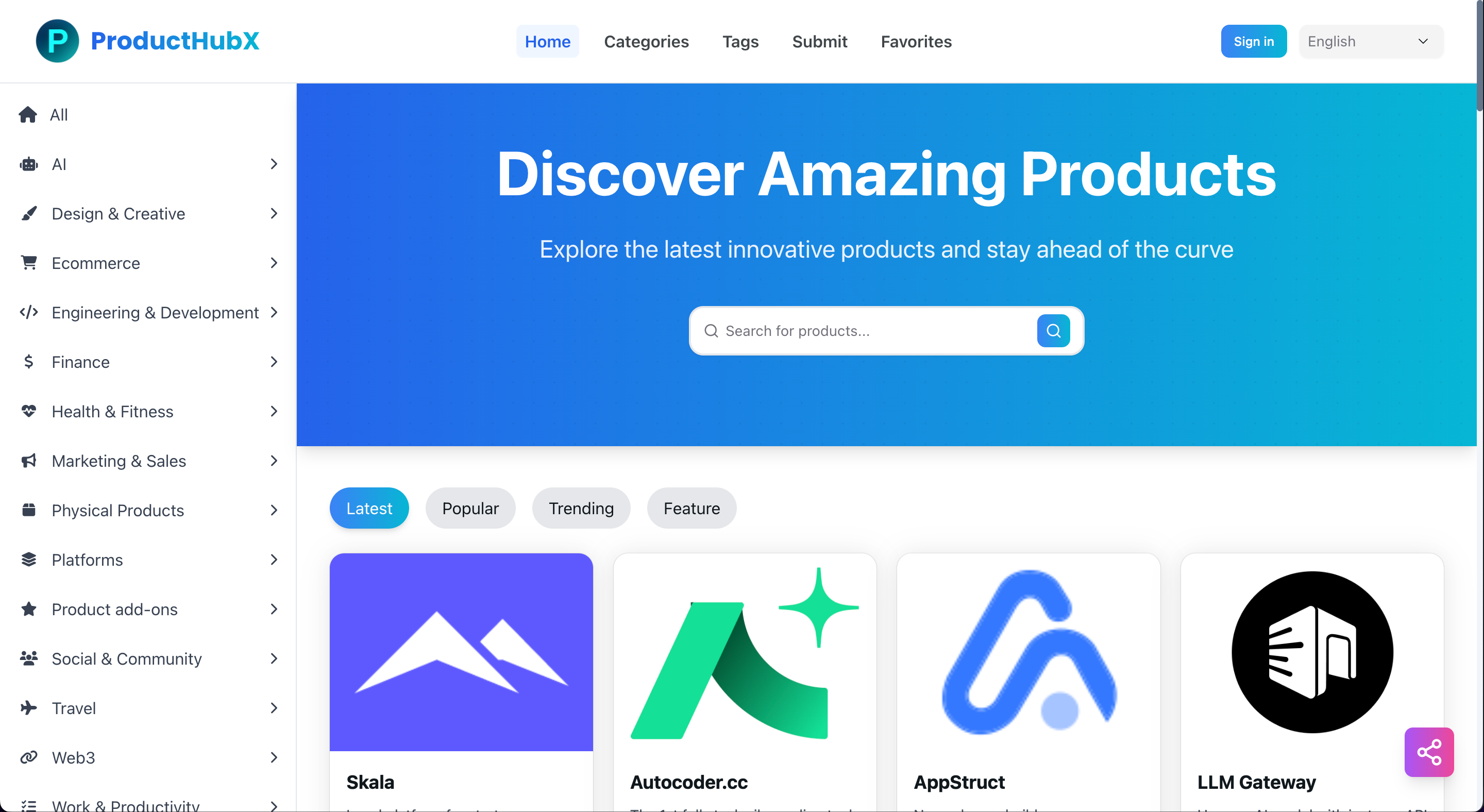 ProductHubX - Discover the Best New Products and Tools Daily media 1