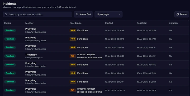 Klock - Uptime Monitor screenshot 4