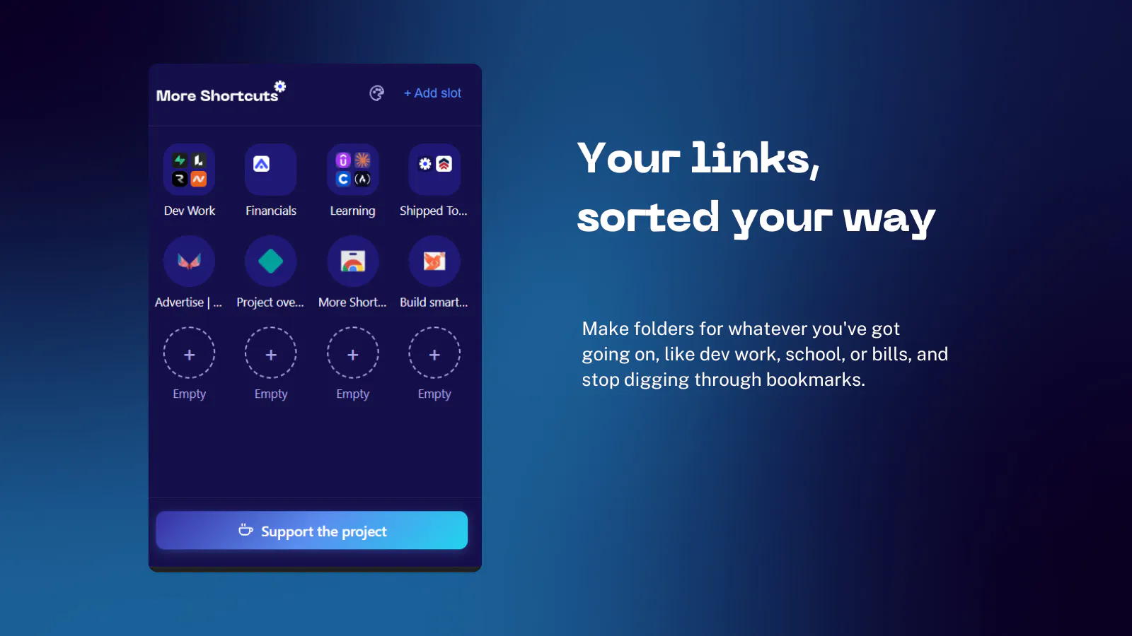 More Shortcuts  screenshot 2