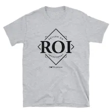 ROI (return on investment) T-shirt gallery image