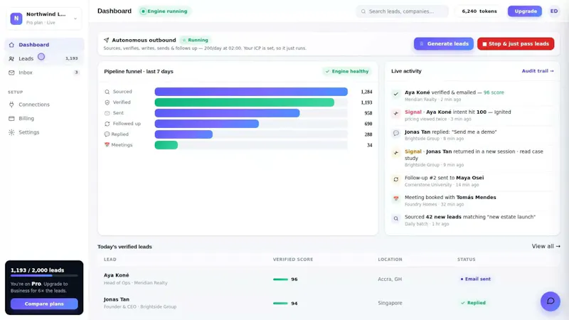 Verifiedlead.ai screenshot 1 (video preview)