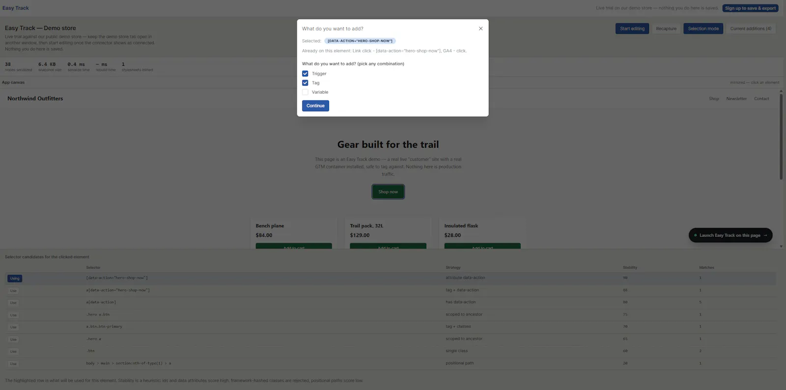 Easy Track screenshot 2