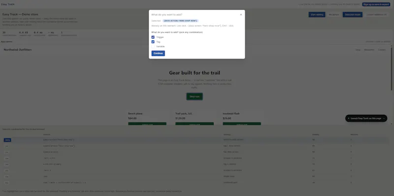 Easy Track screenshot 2