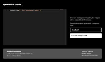ephemeral codes gallery image