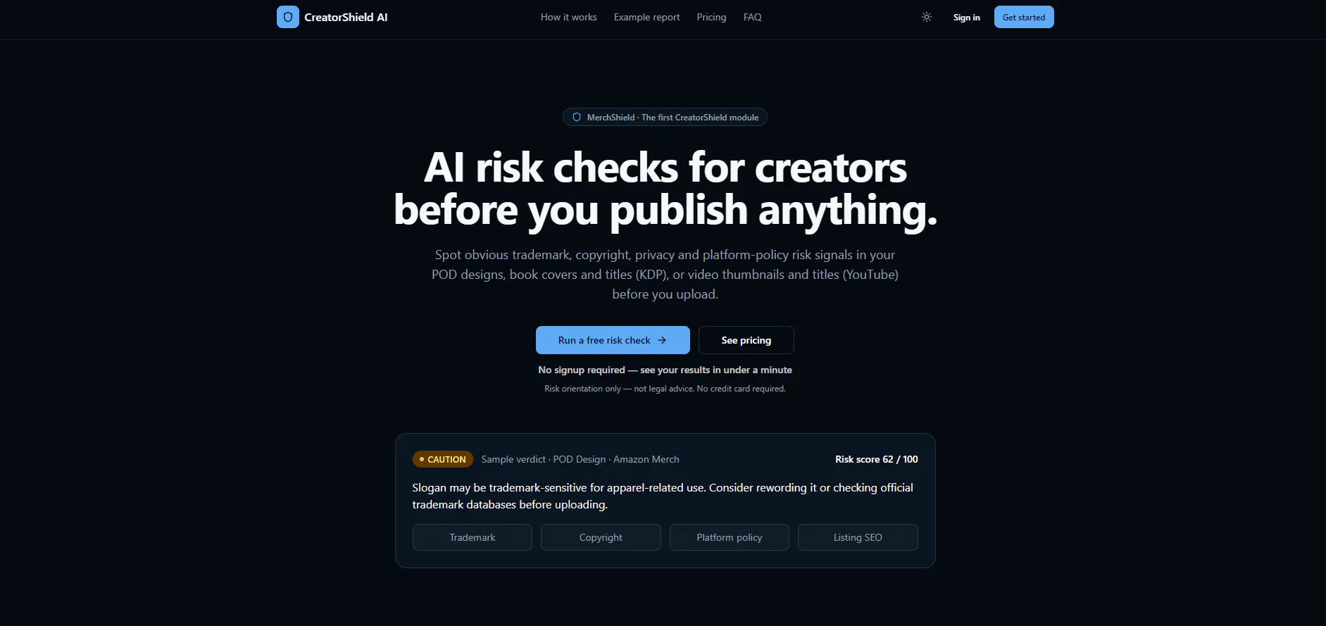 CreatorShield AI gallery image