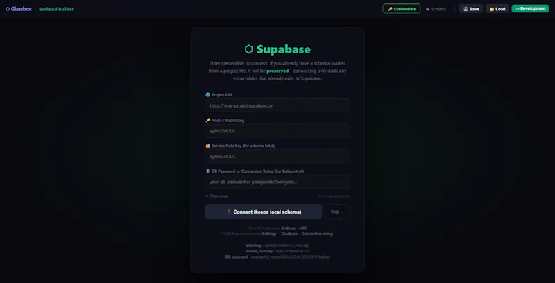 Glassbox screenshot 3