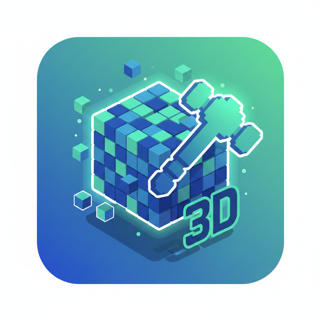 Pixel Modeler 3D - Screenshot 2 showing product features and functionality