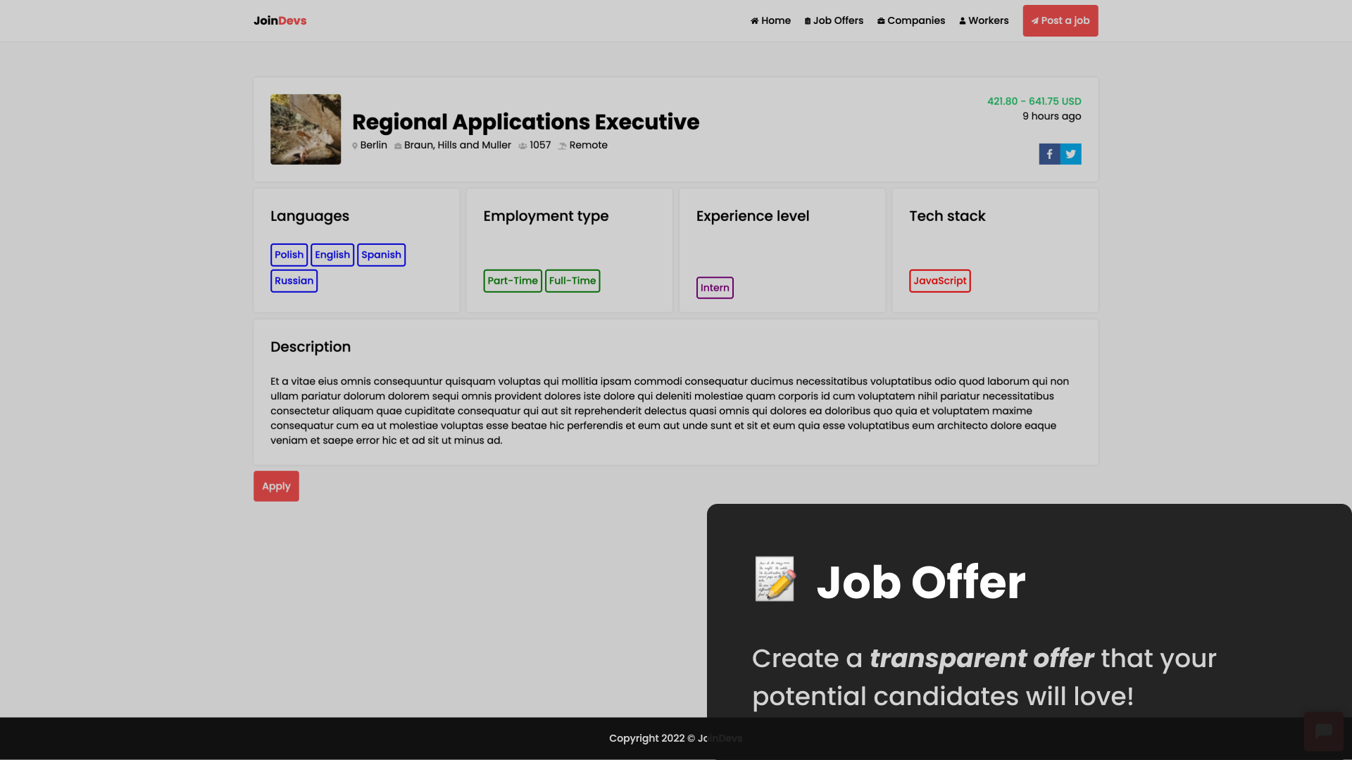 JoinDevs gallery image