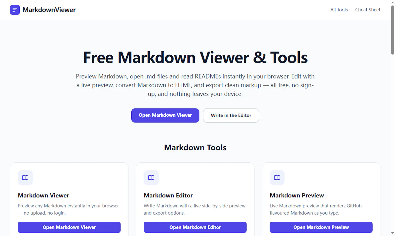 MarkdownViewer - Free Markdown Viewer screenshot 3