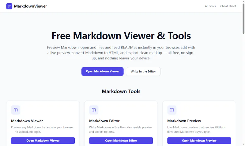 MarkdownViewer - Free Markdown Viewer screenshot 3