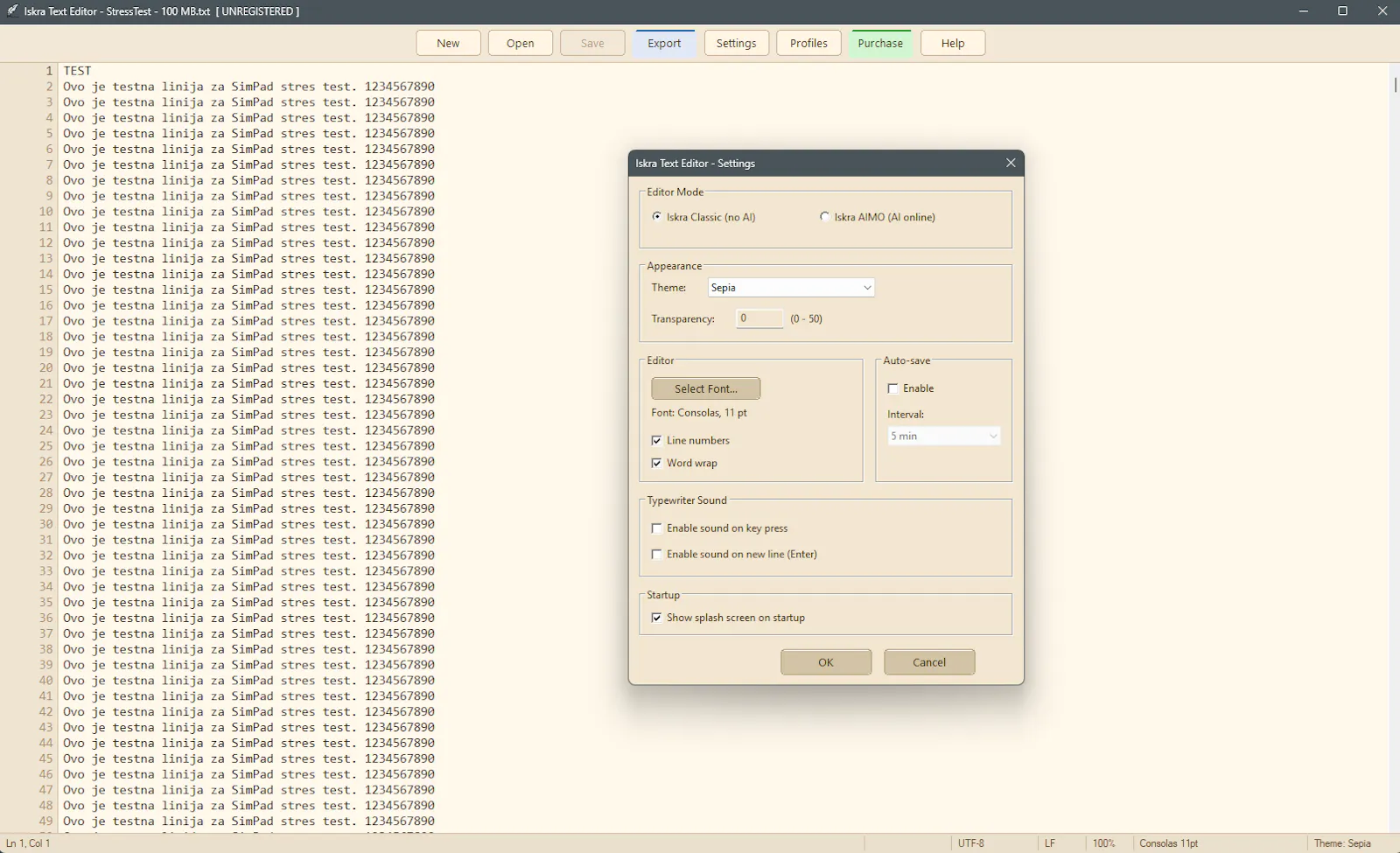 Iskra Text Editor screenshot 6
