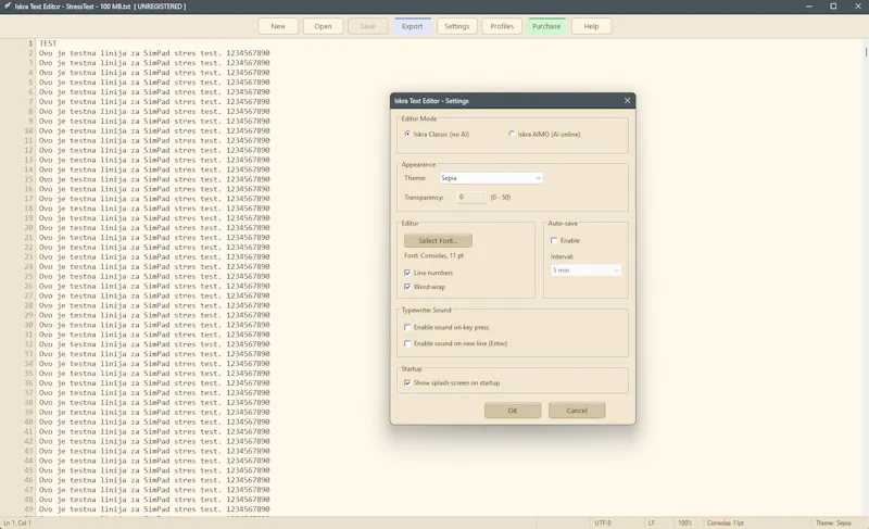 Iskra Text Editor screenshot 6