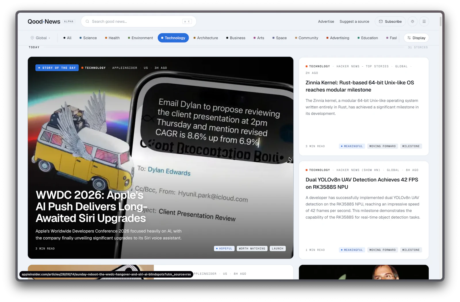 Qood News screenshot 3