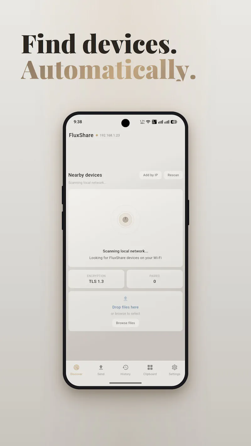 FluxShare: Local File Transfer screenshot 4