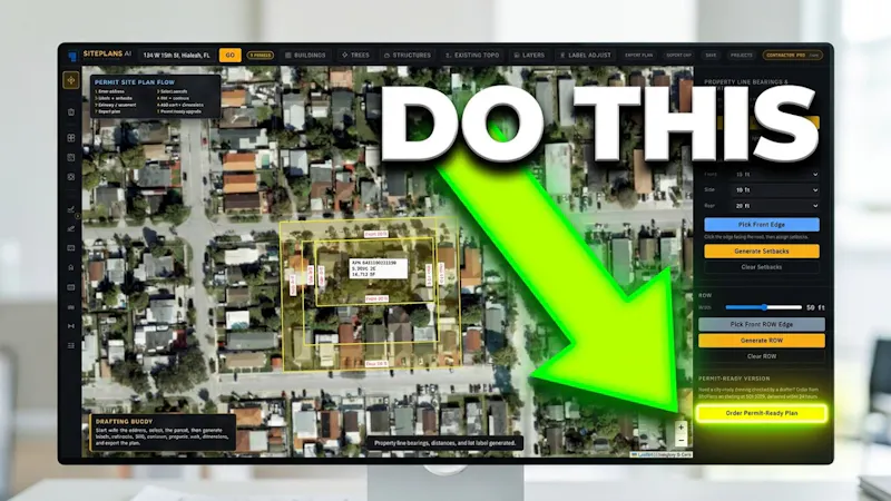 SitePlans.ai screenshot 1 (video preview)