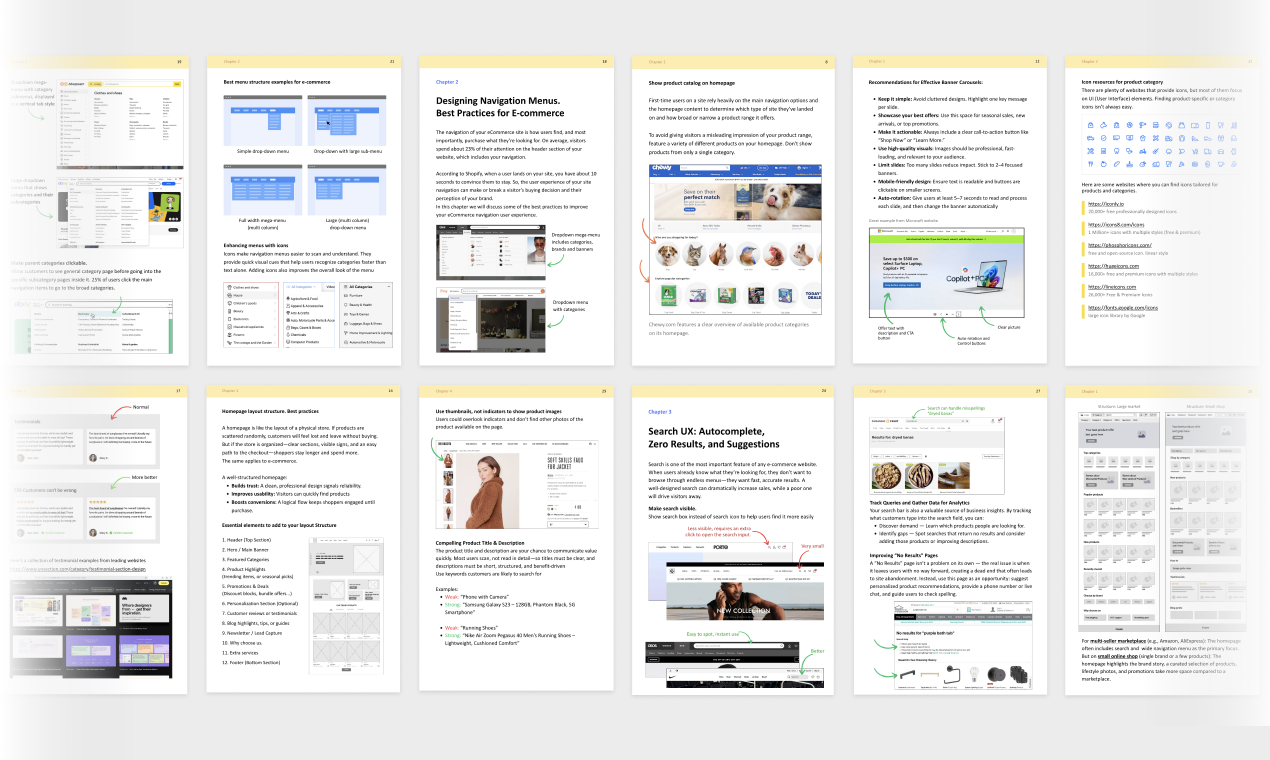 E-Book: 100+ Tips for eCommerce Design - Screenshot 2 preview