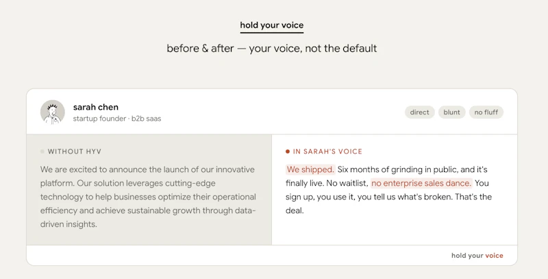 hold your voice screenshot 2