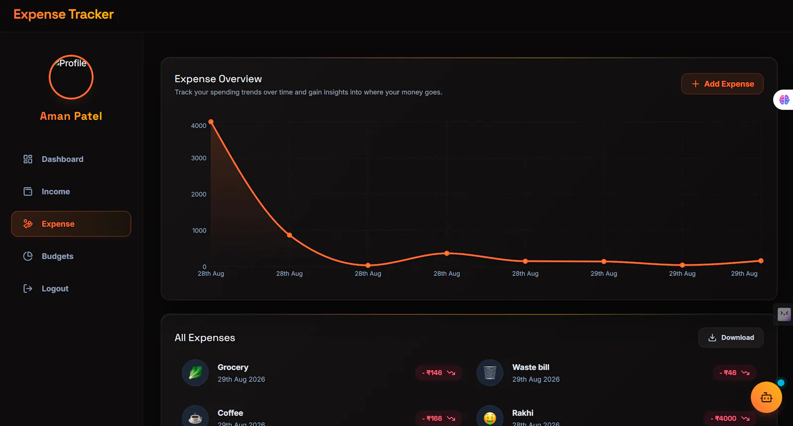 Expense Tracker screenshot 3