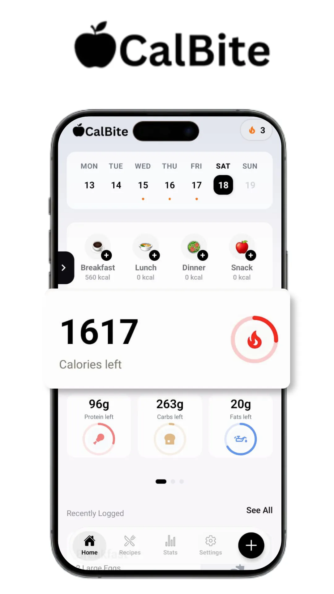 CalBite screenshot