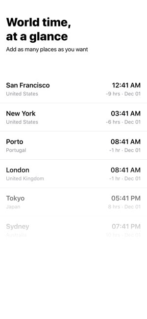 Veern – World time, at a glance gallery image