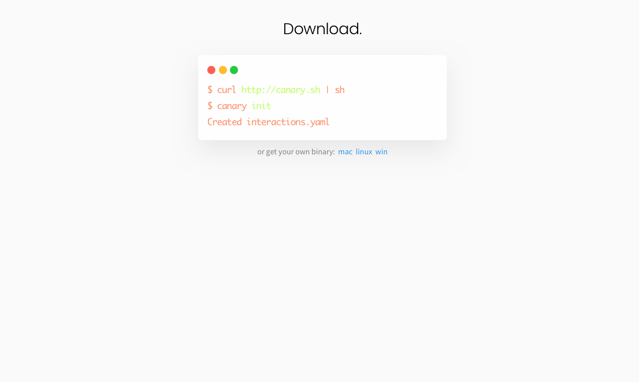 Canary gallery image