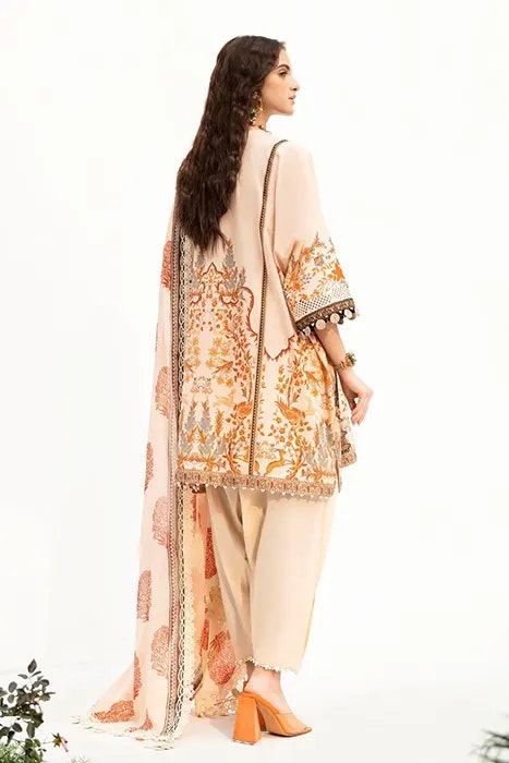Media Lawn Spring Wednesday v1 2023 - Pakistan Suit, Saman Rumput, Koleksi Musim Panas, Muzlin Lawn 5