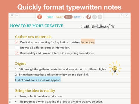Whink App gallery image