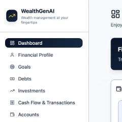 WealthGenAI - Product Hunt launch logo