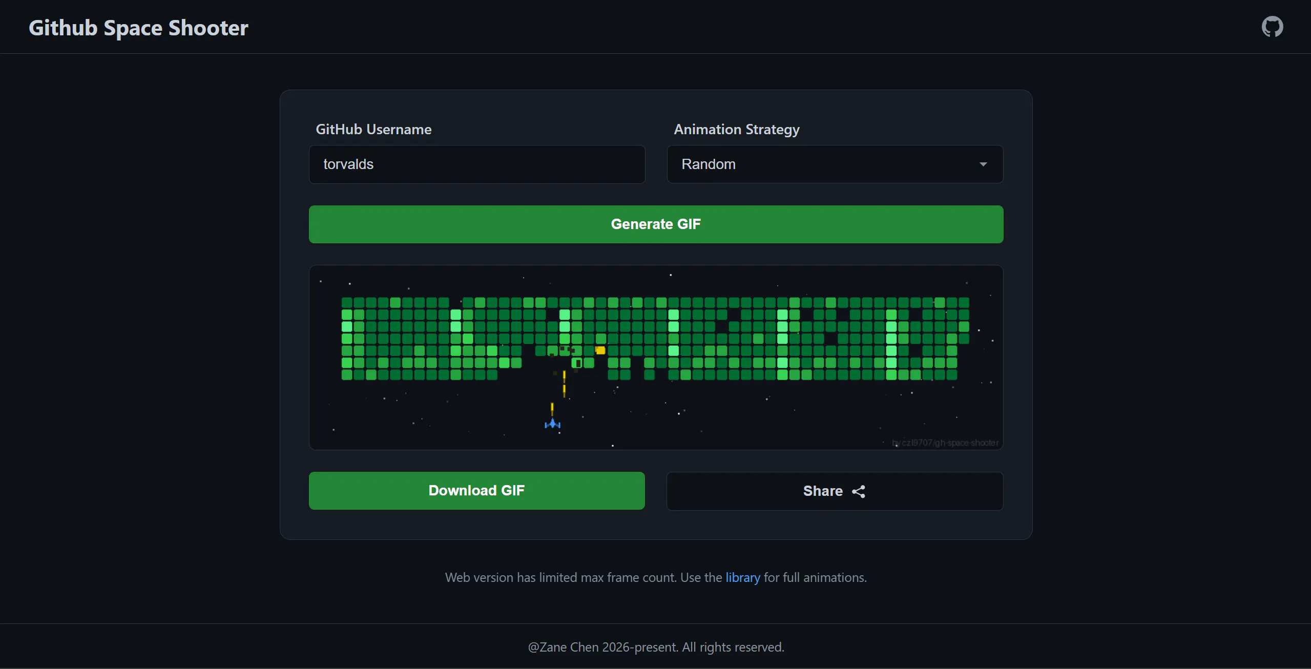 GitHub Space Shooter: Visualizes GitHub contribution graphs as a Space ...