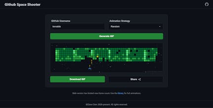 GitHub Space Shooter gallery image