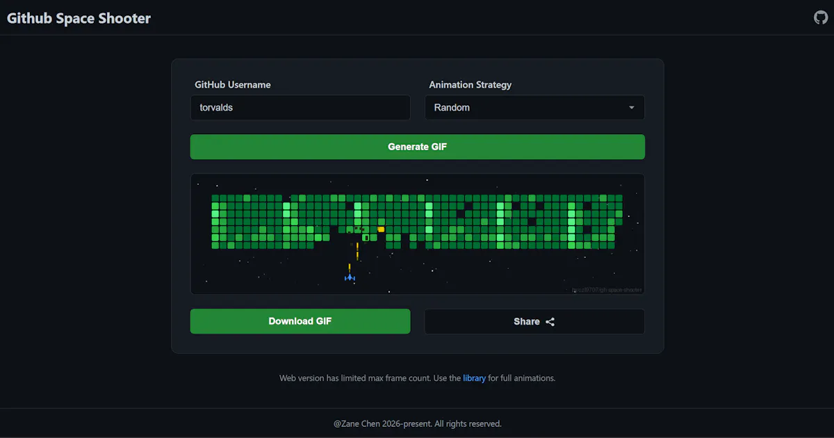 GitHub Space Shooter