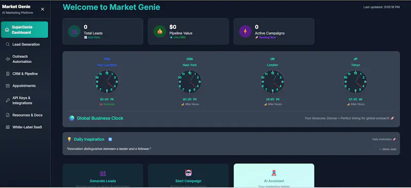 Market Genie 2.0 AI Marketing System  screenshot 2