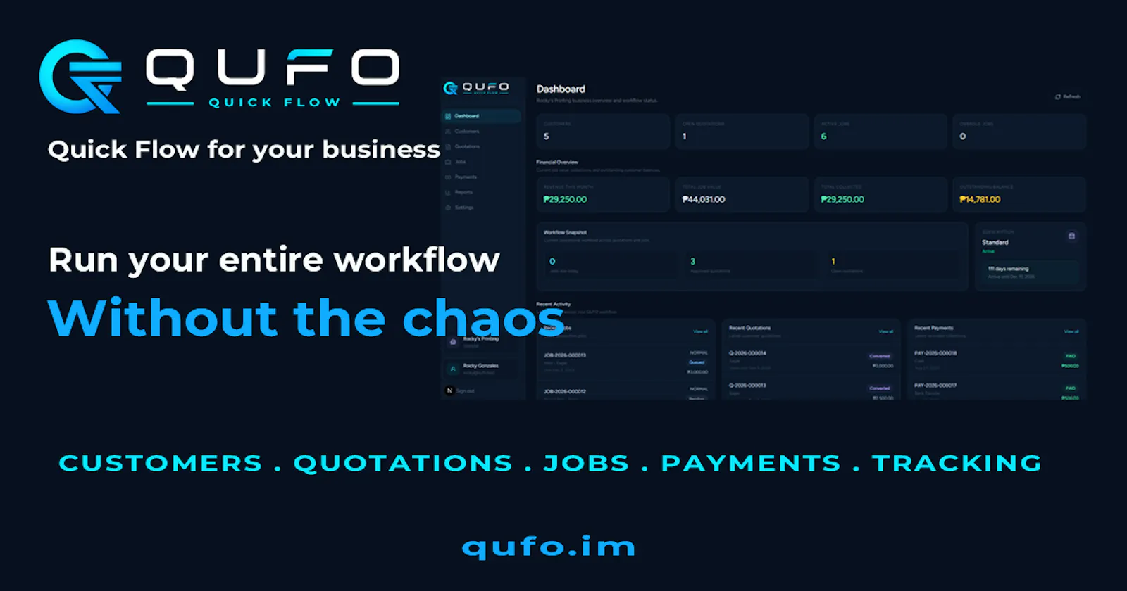QUFO screenshot 1