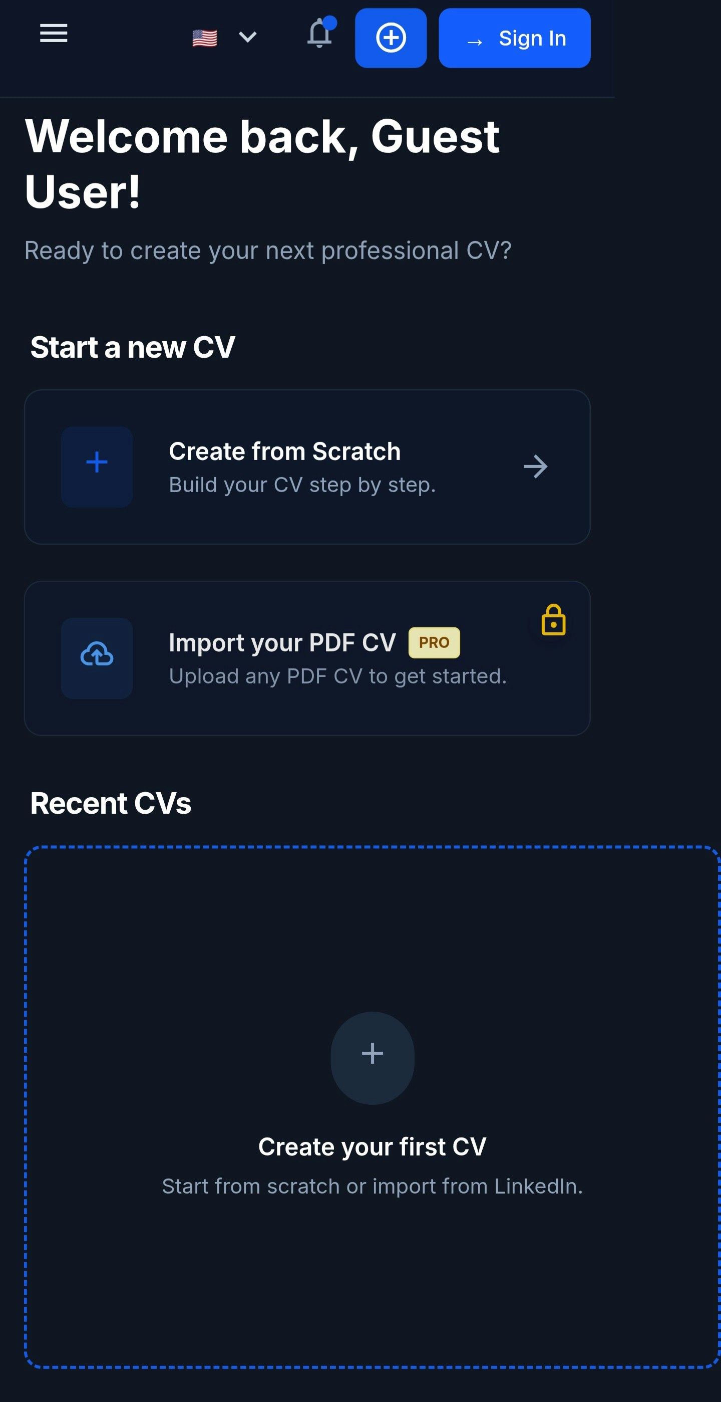 CV Builder PRO - Screenshot 5 showing product features and functionality