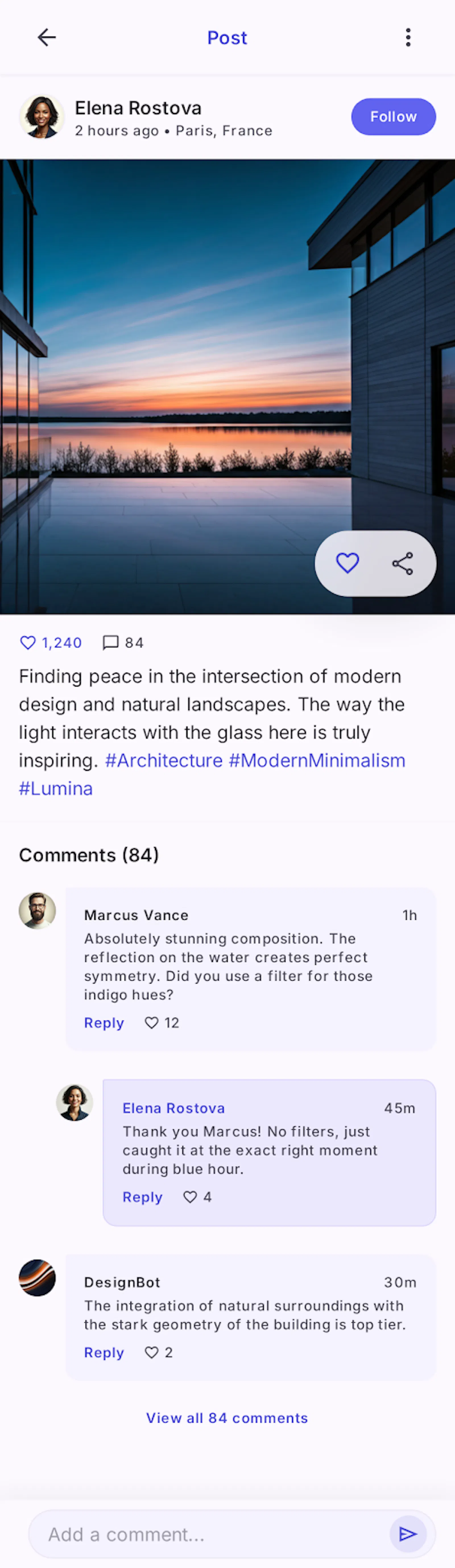 Lumina Social — Social Networking UI Kit screenshot 9