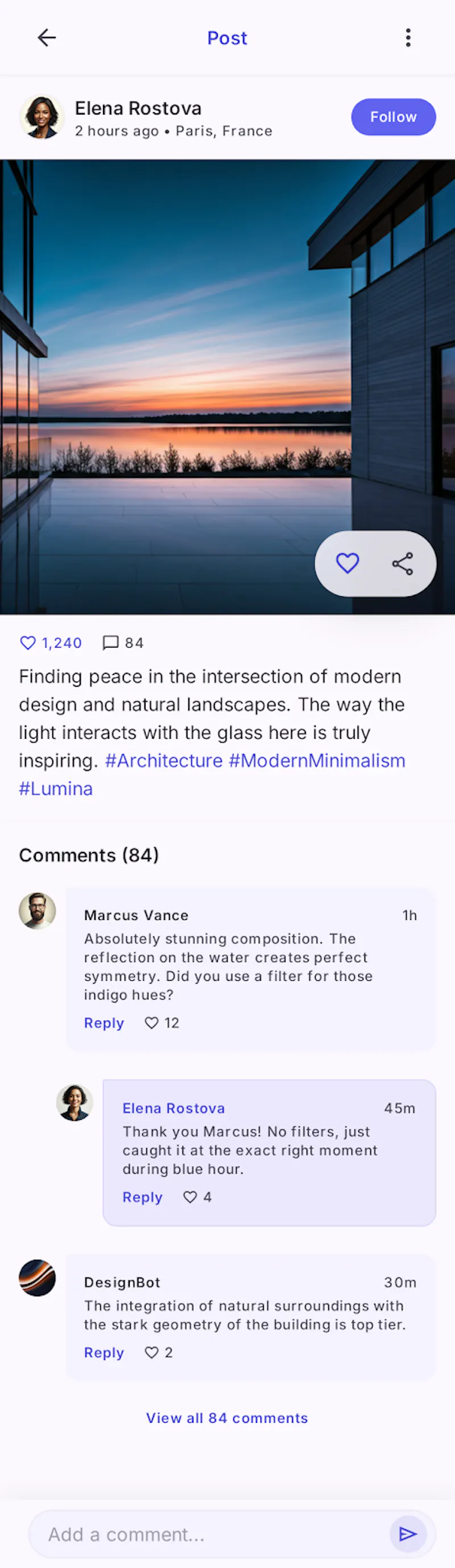 Lumina Social — Social Networking UI Kit screenshot 9