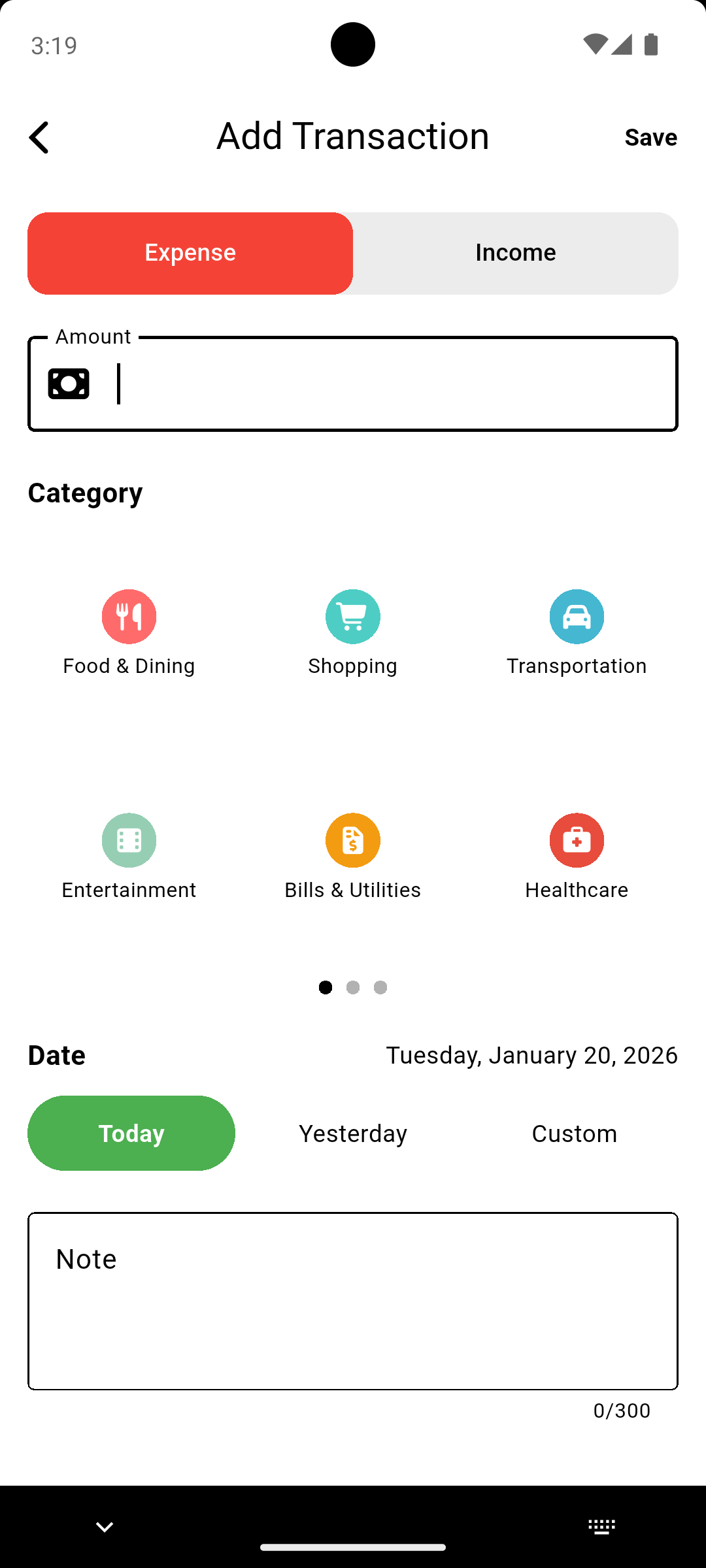 Spendly - Screenshot 3 showing product features and functionality