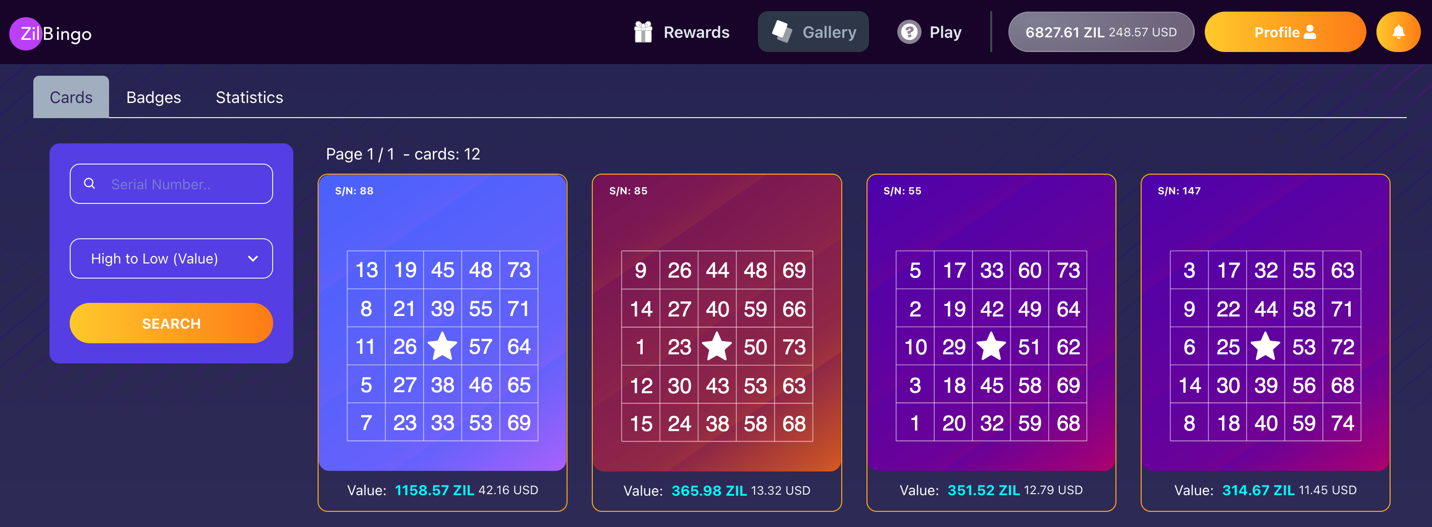 Média Navigation - Posséder les cartes de bingo NFT et jouer dans les piscines mondiales 2