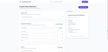 OurDecisionHub gallery image