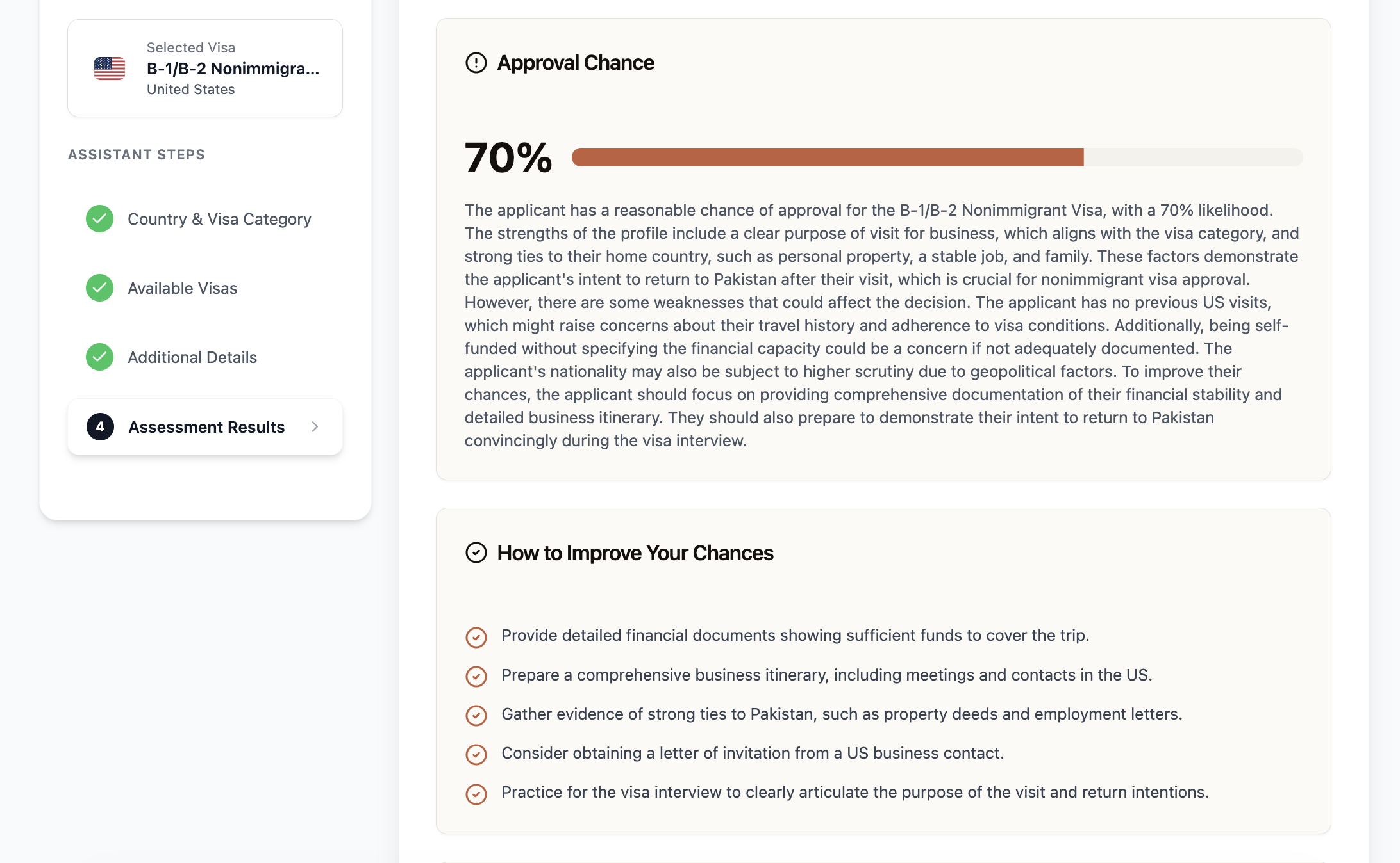 Go Hijrat - Screenshot 4 showing product features and functionality