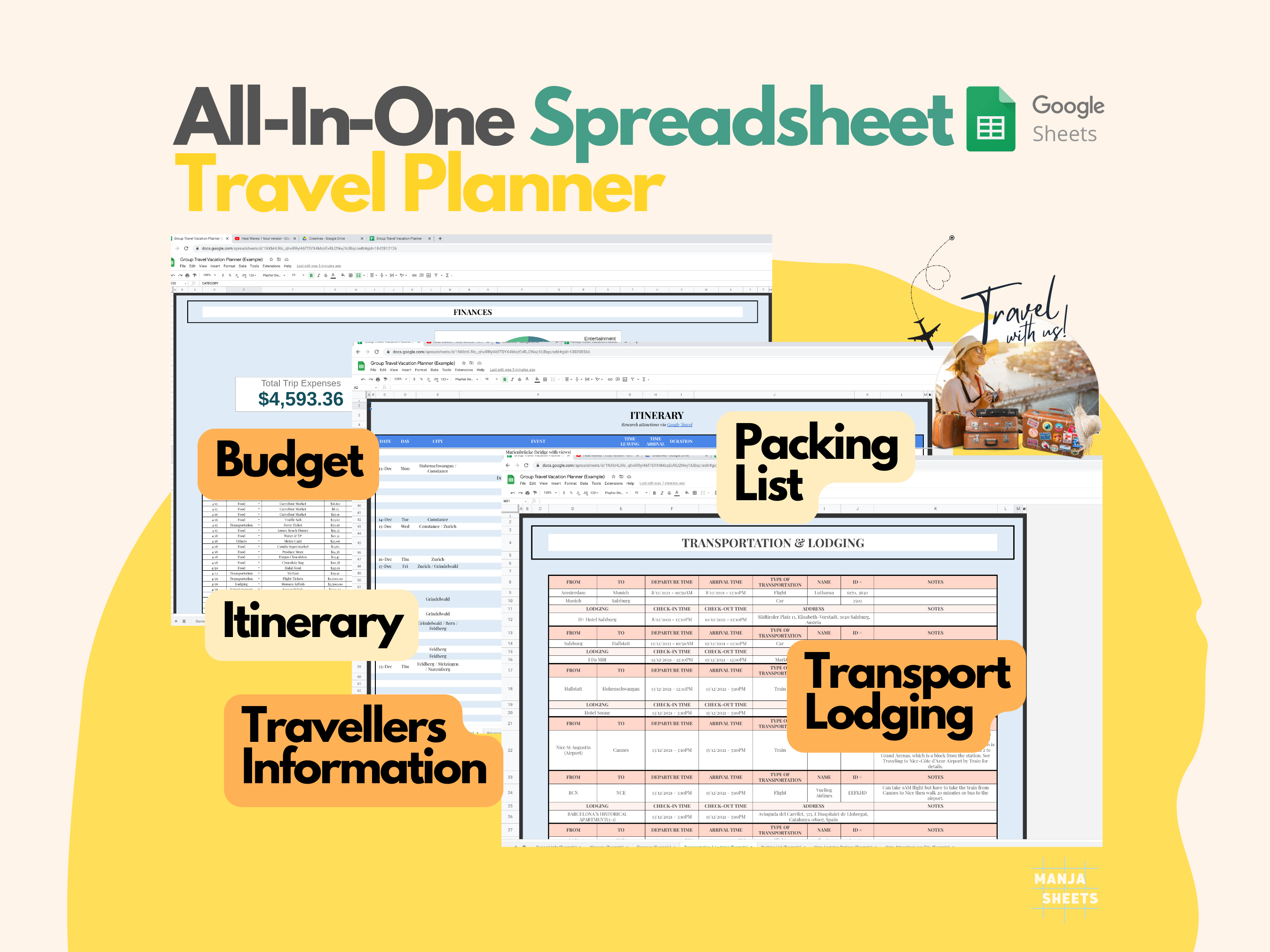 Travel Spreadsheet Template logo