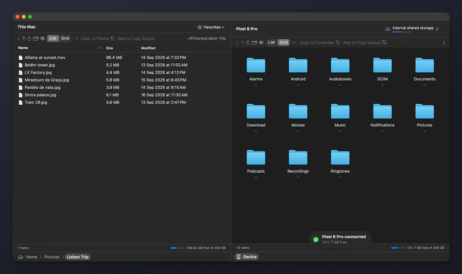 Android Rapid Transfer screenshot 2