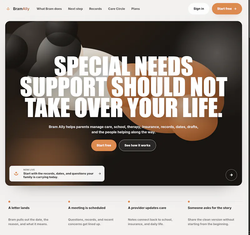 Bram Ally: special-needs appeal agent screenshot 1