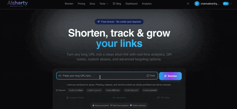 AlShorty — Short Links & SmartPages screenshot 2
