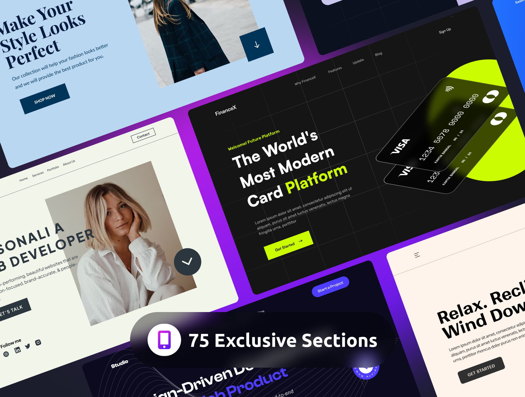 Landing Page UI Kit gallery image