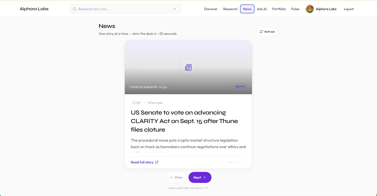 Alphora Labs screenshot 3