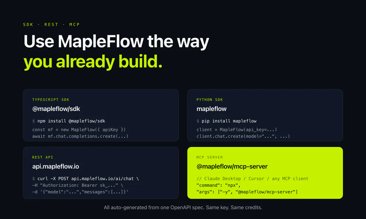 MapleFlow.io - One Key for Everything gallery image